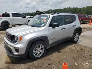 2019 Jeep Renegade Sport z VIN ZACNJAAB6KPK16602, wystawiony jako Copart lot #59055295 z przebiegiem 55 392 mil mil oraz Szkoda całkowita • Salvage title. Historia ofert i sprzedaży dostępna na DreamBid. Obrazek 1.