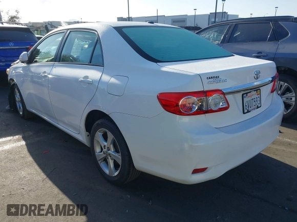 2012 Toyota Corolla L with VIN 5YFBU4EE6CP004654, listed as a IAAI auction lot 41939901 with 86,678 mi miles and . Bid and sale history available at DreamBid. Image 3.