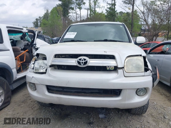 2006 Toyota Sequoia Limited with VIN 5TDZT38A46S269380, listed as a IAAI auction lot 41941588 with 285,464 mi miles and . Bid and sale history available at DreamBid. Image 12.