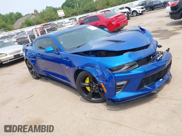 2016 Chevrolet Camaro 2SS with VIN 1G1FH1R7XG0128502, listed as a IAAI auction lot 42463110 with 75,602 mi miles and . Bid and sale history available at DreamBid. Image 1.