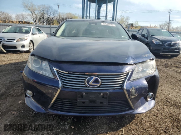 2013 Lexus ES 300h with VIN JTHBW1GG9D2023205, listed as a Copart auction lot 53585885 with 153,684 mi miles and Salvage title. Bid and sale history available at DreamBid. Image 5.
