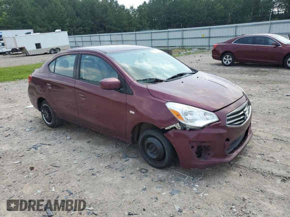2017 Mitsubishi Mirage ES with VIN ML32F3FJ9HHF10830, listed as a Copart auction lot 60078115 with 227,571 mi miles and Salvage title. Bid and sale history available at DreamBid. Image 4.