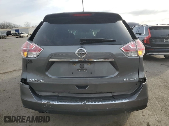 2015 Nissan Rogue SL with VIN 5N1AT2MV3FC914694, listed as a Copart auction lot 50676605 with 131,466 mi miles and Salvage Title. Bid and sale history available at carsss.com. Image 6.