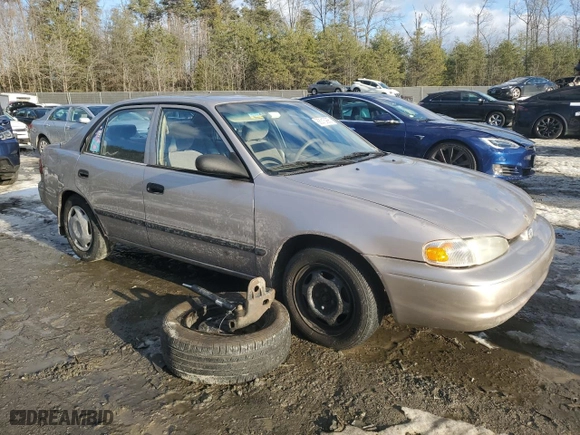 2002 Chevrolet Prizm with VIN 1Y1SK52882Z415483, listed as a Copart auction lot 88315995 with 247,185 mi miles and Salvage Title. Bid and sale history available at carsss.com. Image 4.