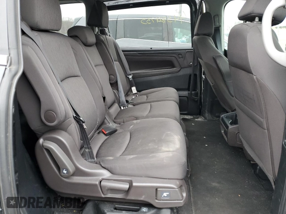 2020 Honda Odyssey EX with VIN 5FNRL6H52LB051555, listed as a Copart auction lot 44584755 with 55,905 mi miles and Salvage Title. Bid and sale history available at DreamBid. Image 11.