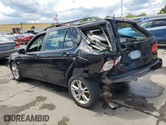2009 Saab 9-5 with VIN YS3ED59GX93501599, listed as a Copart auction lot 66420834 with 187,953 mi miles and Salvage Title. Bid and sale history available at carsss.com. Image 2.