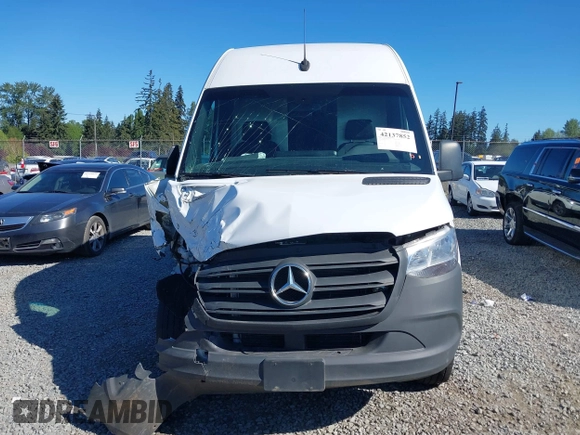2023 Mercedes-Benz Sprinter Cargo with VIN W1Y4KBHY4PT139571, listed as a IAAI auction lot 42137852 with 13,304 mi miles. Bid and sale history available at carsss.com. Image 11.