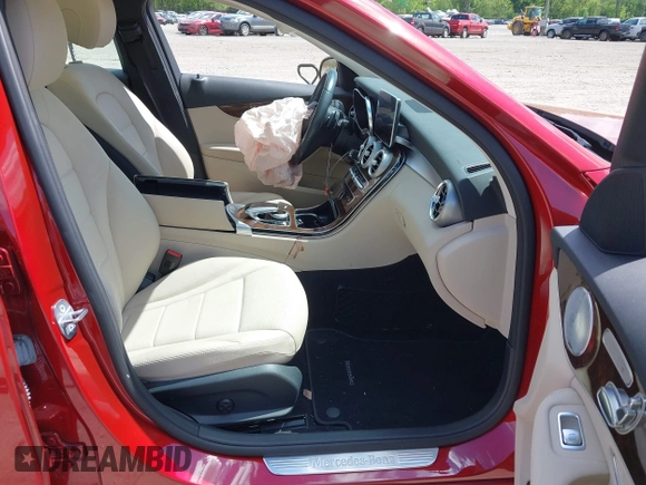 2017 Mercedes-Benz C 300 with VIN 55SWF4KB4HU220400, listed as a IAAI auction lot 42205626 with 29,313 mi miles and . Bid and sale history available at DreamBid. Image 5.