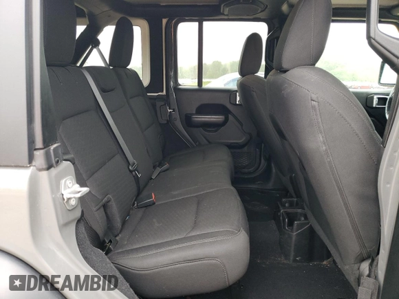 2020 Jeep Wrangler Unlimited Sport Altitude with VIN 1C4HJXDG2LW314301, listed as a Copart auction lot 59857615 with 60,684 mi miles and Salvage title. Bid and sale history available at DreamBid. Image 11.