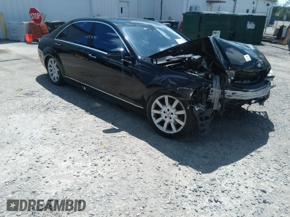 2007 Mercedes-Benz S 5.5L V8 with VIN WDDNG71X37A074898, listed as a IAAI auction lot 42137575 with Not Provided miles. Bid and sale history available at carsss.com. Image 1.