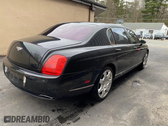 2008 Bentley Flying Spur with VIN SCBBR93W98C055885, listed as a Copart auction lot 81457494 with 81,286 mi miles and Clean Title. Bid and sale history available at DreamBid. Image 4.