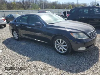 2009 Lexus LS 460 with VIN JTHBL46F495086267, listed as a Copart auction lot 50004355 with 114,937 mi miles and Salvage Title. Bid and sale history available at DreamBid. Image 4.