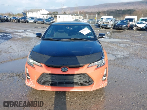 2015 Scion tC with VIN JTKJF5C77FJ008276, listed as a IAAI auction lot 41679236 with 90,987 mi miles. Bid and sale history available at carsss.com. Image 12.
