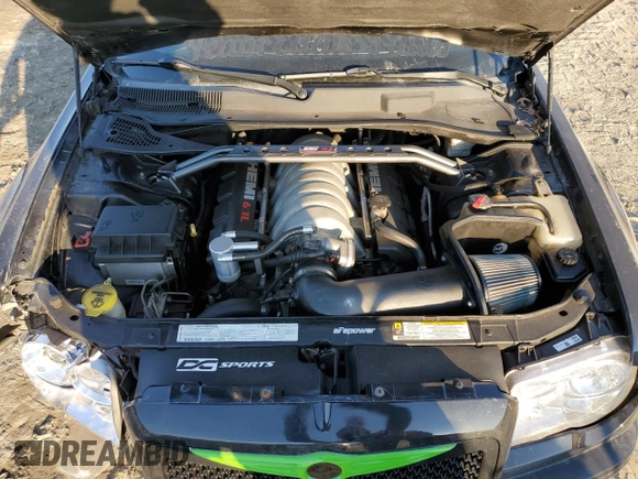 2006 Chrysler 300 C SRT8 with VIN 2C3LA73W56H450447, listed as a Copart auction lot 45502875 with 130,728 mi miles and Salvage Title. Bid and sale history available at carsss.com. Image 13.