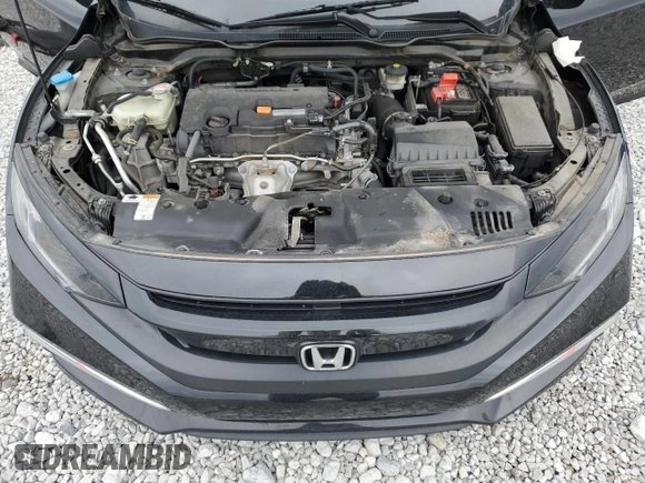 2020 Honda Civic Sedan LX with VIN 2HGFC2F64LH504206, listed as a Copart auction lot 51340525 with 67,454 mi miles and Salvage Title. Bid and sale history available at carsss.com. Image 11.