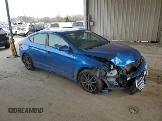 2018 Hyundai Elantra SEL with VIN 5NPD84LFXJH308525, listed as a Copart auction lot 52848645 with 96,191 mi miles and Salvage Title. Bid and sale history available at DreamBid. Image 4.