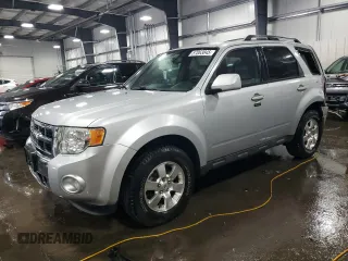 2012 Ford Escape Limited with VIN 1FMCU9EG1CKB16341, listed as a Copart auction lot 57063845 with 128,205 mi miles and Salvage title. Bid and sale history available at DreamBid. Image 1.