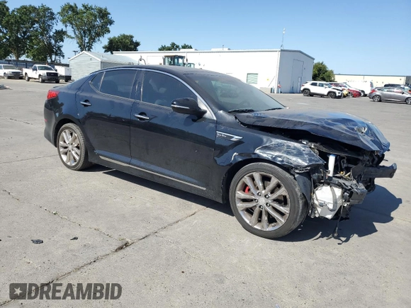 2014 Kia Optima SXL Turbo with VIN 5XXGR4A61EG291788, listed as a Copart auction lot 57688525 with 166,836 mi miles and Salvage title. Bid and sale history available at DreamBid. Image 4.