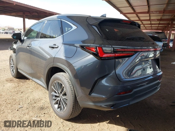 2022 Lexus NX with VIN JTJAGCEZ1N5004266, listed as a IAAI auction lot 41701672 with 14,997 mi miles. Bid and sale history available at carsss.com. Image 3.