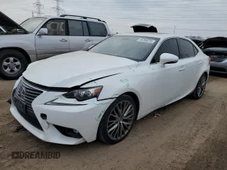 2015 Lexus IS 250 with VIN JTHCF1D21F5018739, listed as a Copart auction lot 44765015 with 143,558 mi miles and Salvage Title. Bid and sale history available at carsss.com. Image 1.