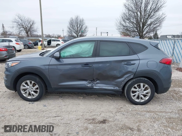 2021 Hyundai Tucson SE with VIN KM8J23A40MU299596, listed as a IAAI auction lot 41513198 with 54,284 mi miles and . Bid and sale history available at DreamBid. Image 15.