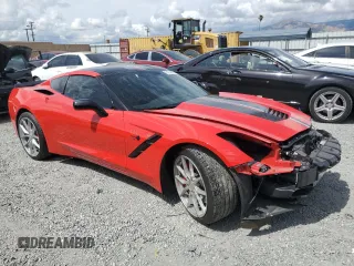 2016 Chevrolet Corvette Z51 3LT z VIN 1G1YM2D78G5117535, wystawiony jako Copart lot #51256535 z przebiegiem 35 611 mil mil oraz Szkoda całkowita • Salvage title. Historia ofert i sprzedaży dostępna na DreamBid. Obrazek 4.