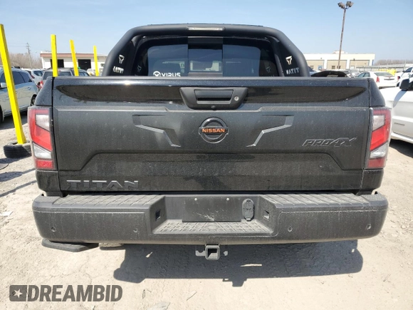 2020 Nissan Titan SL with VIN 1N6AA1ED1LN500028, listed as a Copart auction lot 48961155 with 50,088 mi miles and Salvage title. Bid and sale history available at DreamBid. Image 6.