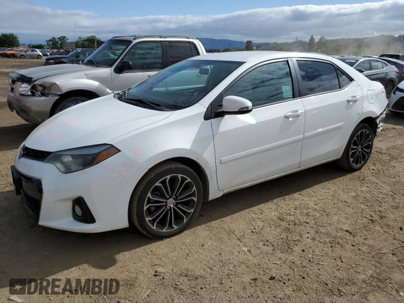 2016 Toyota Corolla L with VIN 5YFBURHE0GP516182, listed as a Copart auction lot 53339255 with 98,529 mi miles and Salvage Title. Bid and sale history available at DreamBid. Image 1.