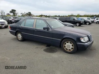 1996 Mercedes-Benz S with VIN WDBGA51E1TA295366, listed as a Copart auction lot 54743804 with 113,054 mi miles and Non Repairable. Bid and sale history available at DreamBid. Image 4.