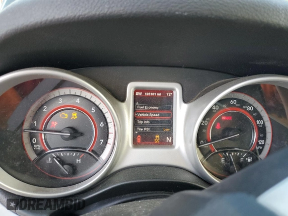 2011 Dodge Journey Crew with VIN 3D4PG3FG5BT521689, listed as a Copart auction lot 62148065 with 105,101 mi miles and Salvage title. Bid and sale history available at DreamBid. Image 9.