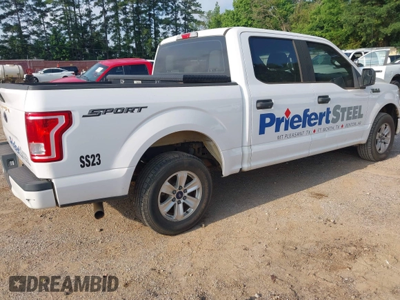 2015 Ford F-150 XL with VIN 1FTEW1CP3FKD56331, listed as a IAAI auction lot 42394322 with 203,134 mi miles and . Bid and sale history available at DreamBid. Image 4.