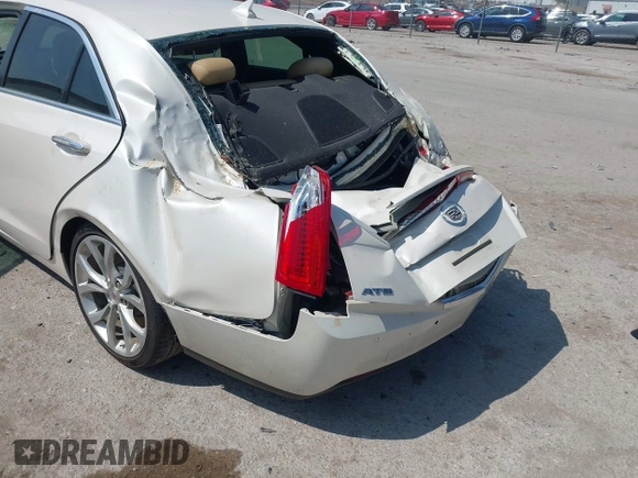 2013 Cadillac ATS Premium z VIN 1G6AE5S35D0129175, wystawiony jako IAAI lot #42037872 z przebiegiem 95 747 mil mil oraz . Historia ofert i sprzedaży dostępna na DreamBid. Obrazek 6.