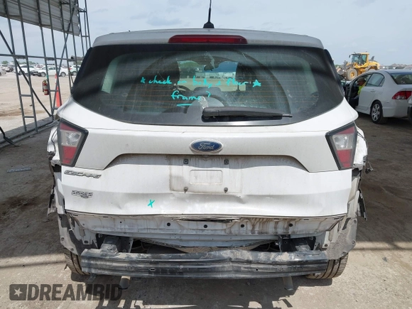 2018 Ford Escape S с VIN 1FMCU0F79JUA22719, выставлен на аукционе IAAI как лот 42053196 с пробегом 108 829 миль миль и . История ставок и продаж доступна на DreamBid. Изображение 16.