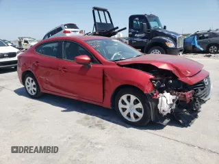 2017 Mazda 3 Sport with VIN 3MZBN1U71HM154925, listed as a Copart auction lot 53653295 with Not Provided miles and Salvage Title. Bid and sale history available at DreamBid. Image 4.