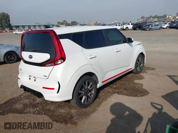 2021 Kia Soul Turbo with VIN KNDJ53AF6M7770551, listed as a IAAI auction lot 41228130 with 44,080 mi miles and . Bid and sale history available at DreamBid. Image 4.