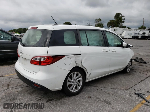 2012 Mazda 5 Sport with VIN JM1CW2BL3C0144452, listed as a Copart auction lot 70593054 with 160,318 mi miles and Salvage Title. Bid and sale history available at DreamBid. Image 3.