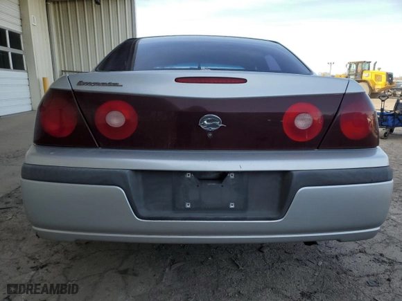 2001 Chevrolet Impala with VIN 2G1WF52E919240260, listed as a Copart auction lot 48202975 with 145,170 mi miles and Salvage Title. Bid and sale history available at carsss.com. Image 6.