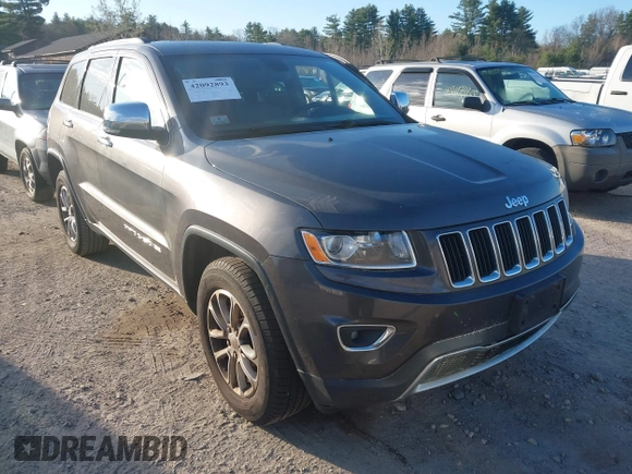 2015 Jeep Grand Cherokee Limited with VIN 1C4RJFBG8FC638117, listed as a IAAI auction lot 42092893 with 198,990 mi miles. Bid and sale history available at carsss.com. Image 1.