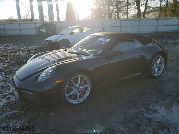 2022 Porsche 911 Carrera S with VIN WP0CB2A91NS245403, listed as a Copart auction lot 85543374 with 5,325 mi miles and Non Repairable. Bid and sale history available at carsss.com. Image 1.