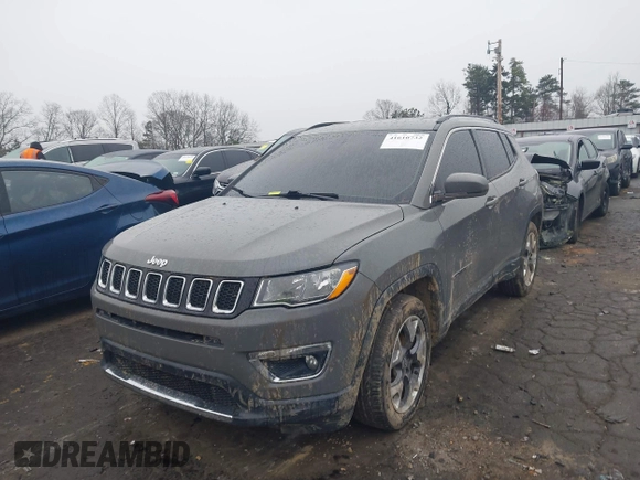 2019 Jeep Compass Limited with VIN 3C4NJCCB8KT793507, listed as a IAAI auction lot 41610732 with 114,794 mi miles. Bid and sale history available at carsss.com. Image 17.