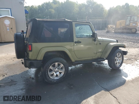 2013 Jeep Wrangler Sahara с VIN 1C4AJWBG0DL593166, выставлен на аукционе Copart как лот 59514185 с пробегом 98 368 миль миль и Списание • Salvage title. История ставок и продаж доступна на DreamBid. Изображение 3.