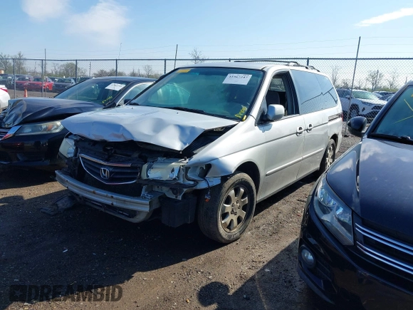 2004 Honda Odyssey EX with VIN 5FNRL18664B051006, listed as a IAAI auction lot 41967247 with 275,047 mi miles and . Bid and sale history available at DreamBid. Image 18.