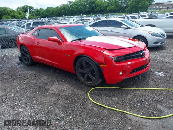 2012 Chevrolet Camaro 2LT with VIN 2G1FC1E31C9153872, listed as a IAAI auction lot 42526021 with 180,818 mi miles and . Bid and sale history available at DreamBid. Image 1.