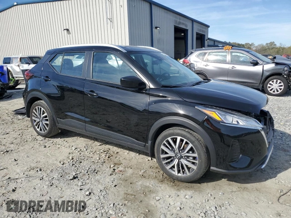 2024 Nissan Kicks SV with VIN 3N1CP5CV0RL525379, listed as a Copart auction lot 50521115 with 32,609 mi miles and Salvage Title. Bid and sale history available at DreamBid. Image 4.
