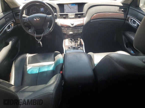 2011 Infiniti M37 with VIN JN1BY1AP7BM324886, listed as a Copart auction lot 63787144 with 186,400 mi miles and Salvage Title. Bid and sale history available at carsss.com. Image 8.