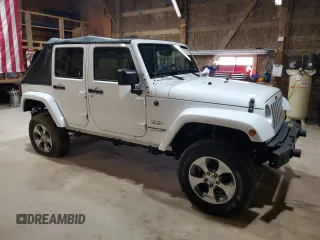 2018 Jeep Wrangler Unlimited Sahara with VIN 1C4HJWEG5JL918366, listed as a Copart auction lot 55943685 with 112,006 mi miles and Clean title. Bid and sale history available at DreamBid. Image 4.