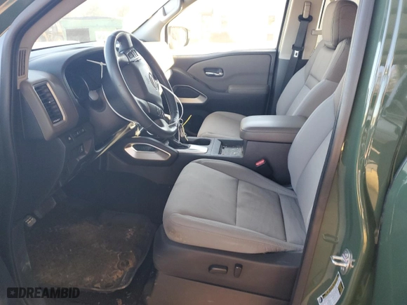 2022 Nissan Frontier PRO-X with VIN 1N6ED1EJ1NN603029, listed as a Copart auction lot 89176575 with 57,371 mi miles and Salvage Title. Bid and sale history available at carsss.com. Image 7.