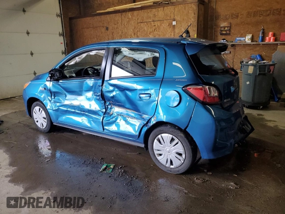 2023 Mitsubishi Mirage ES z VIN ML32AUHJ4PH004528, wystawiony jako Copart lot #56292005 z przebiegiem Nie podano mil oraz Szkoda całkowita • Salvage title. Historia ofert i sprzedaży dostępna na DreamBid. Obrazek 2.