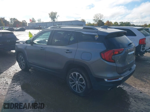 2019 GMC Terrain SLT with VIN 3GKALVEXXKL154174, listed as a IAAI auction lot 40586395 with 124,011 mi miles. Bid and sale history available at carsss.com. Image 3.