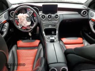 2016 Mercedes-Benz C 63 S AMG with VIN 55SWF8HB3GU100097, listed as a Copart auction lot 43960735 with Not provided miles and Salvage title. Bid and sale history available at DreamBid. Image 8.